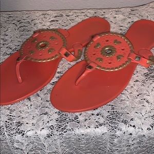 Jack Rogers Jelly sandals.